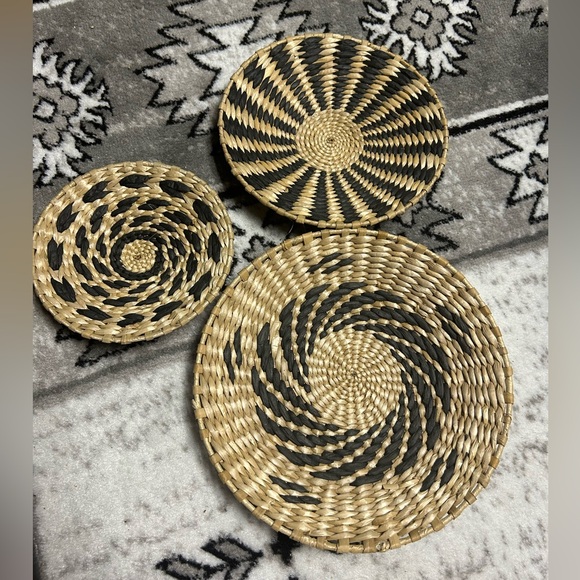 Boho Wall Basket Decor - Picture 1 of 4